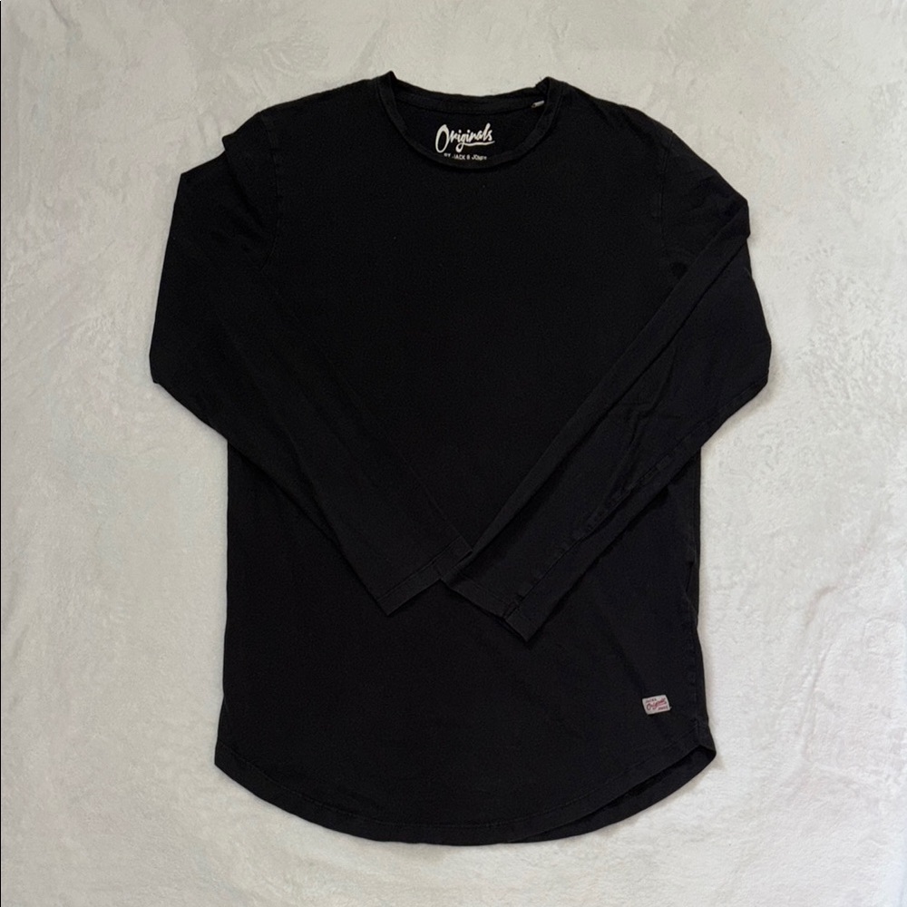 Jack & Jones Black medium Long Sleeve Men's Shirt